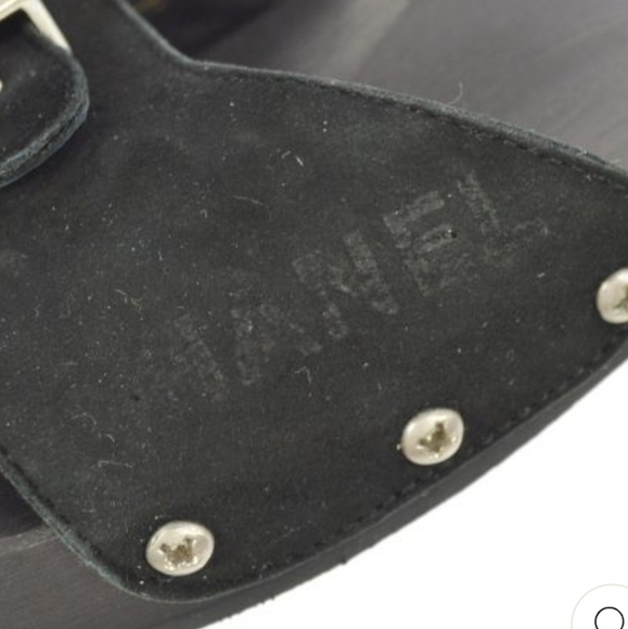 Chanel Black Slides size 37 - Picture 9 of 15